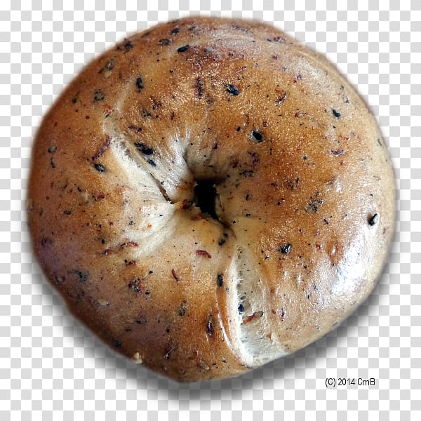 Bagel Bialy Rye bread Poppy seed, bagel transparent background PNG clipart