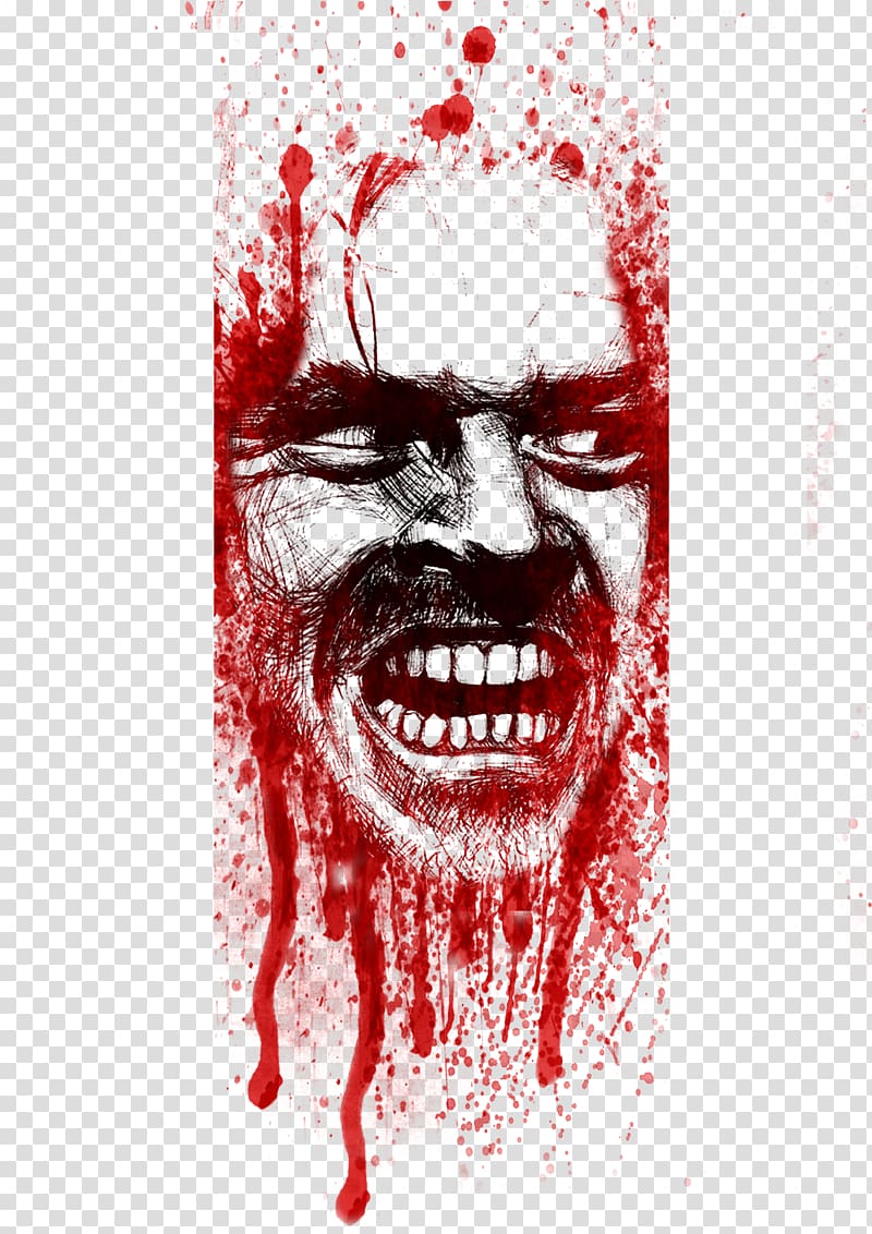 man's face, Horror Jason Voorhees Art Film, jigsaw movie transparent background PNG clipart