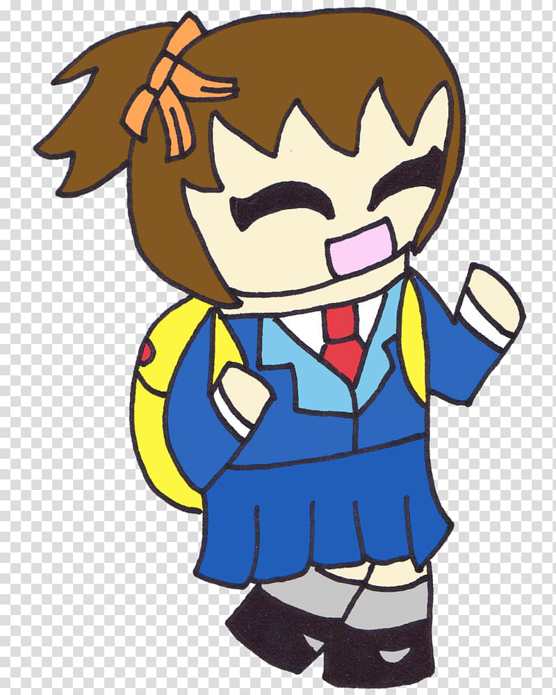 Cartoon Character , schoolgirl transparent background PNG clipart