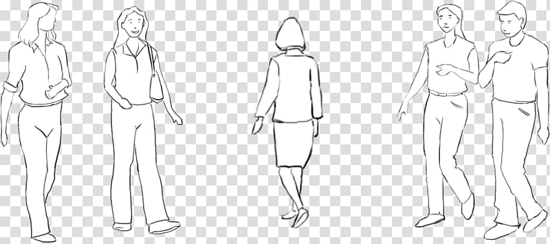 Hand Shoe White Human leg Sketch, Pedestrian Silhouette transparent background PNG clipart