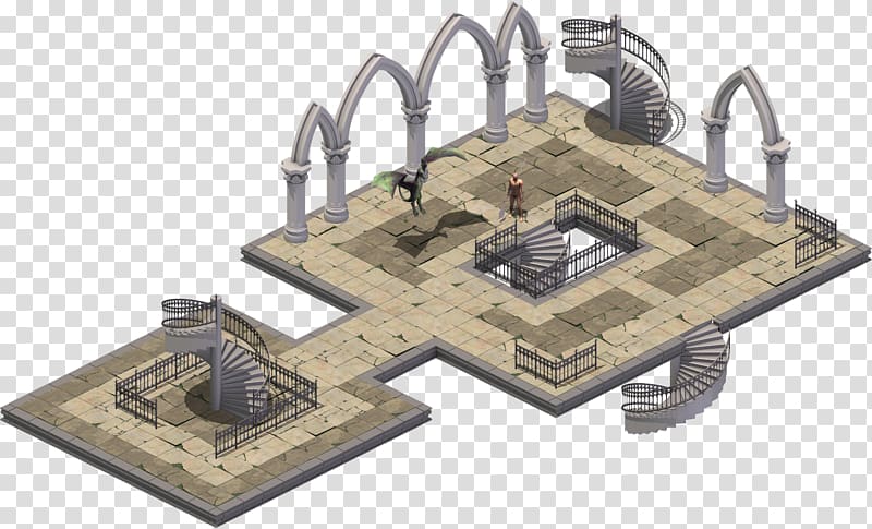 Isometric graphics in video games and pixel art Tile-based video game Role-playing game Dungeon Tiles Isometric projection, others transparent background PNG clipart