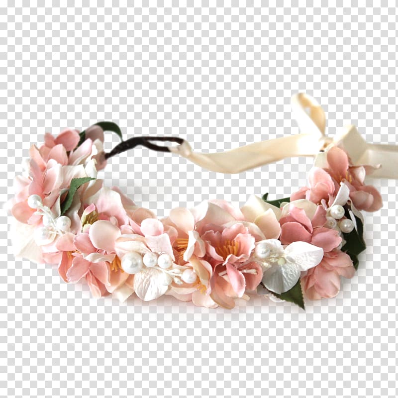 Floral design Headpiece Wreath Headband Crown, crown material transparent background PNG clipart