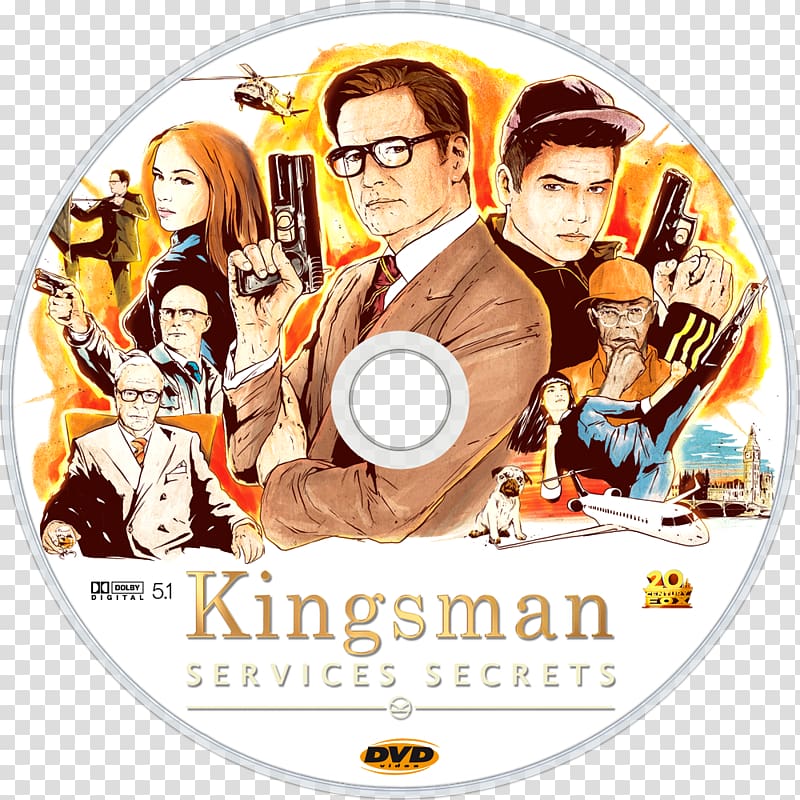 Kingsman Film Series Hollywood Poster, Secret SERVICE transparent background PNG clipart