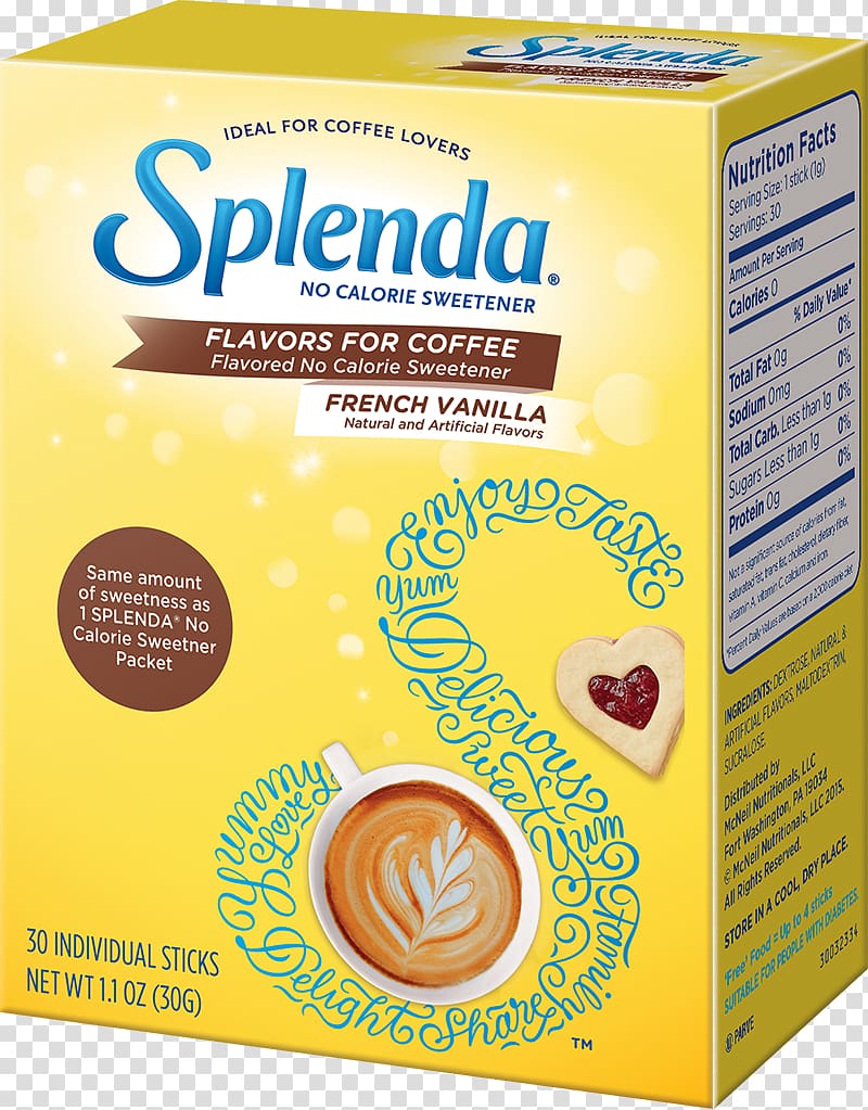 Ice cream Splenda Sugar substitute Calorie Sucralose, Coffee flavor transparent background PNG clipart