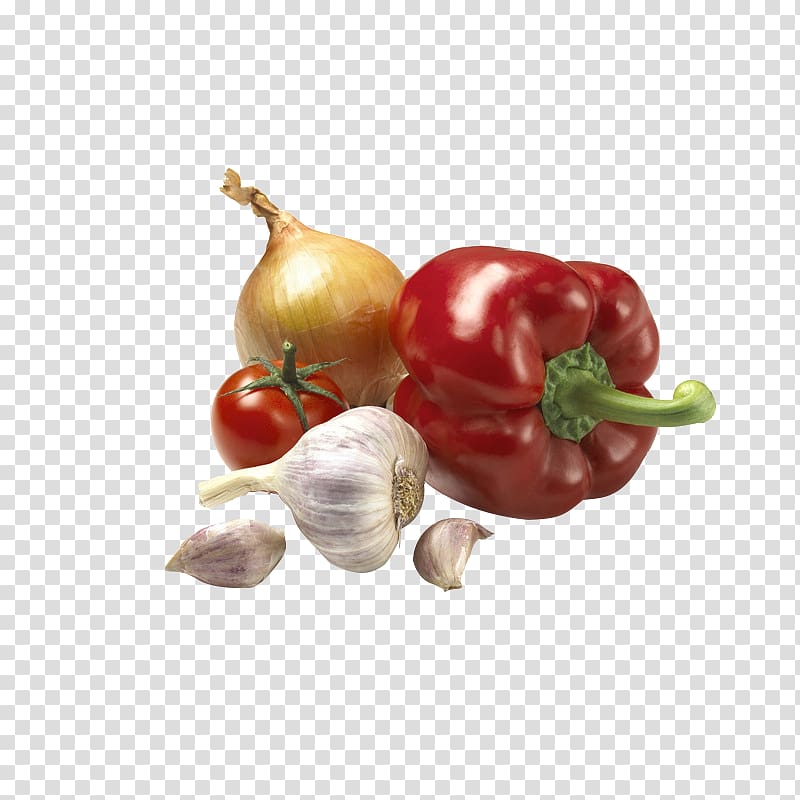 Bell pepper Vegetable Vegetarian cuisine Onion Garlic, vegetable and fruit transparent background PNG clipart