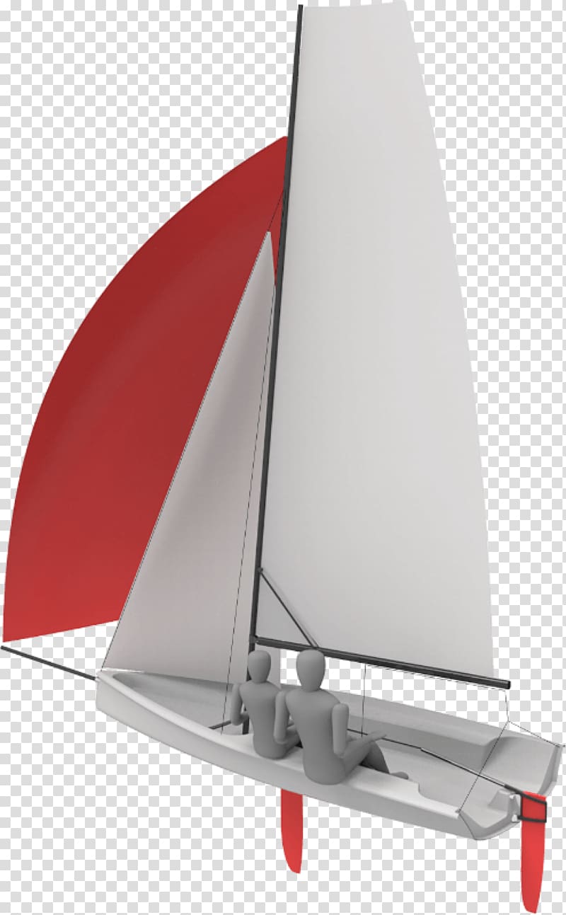 Sailing Scow Keelboat Yawl, sail transparent background PNG clipart