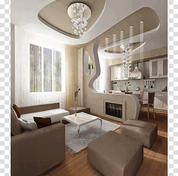 Living room Ceiling Interior Design Services House, advertising decoration transparent background PNG clipart