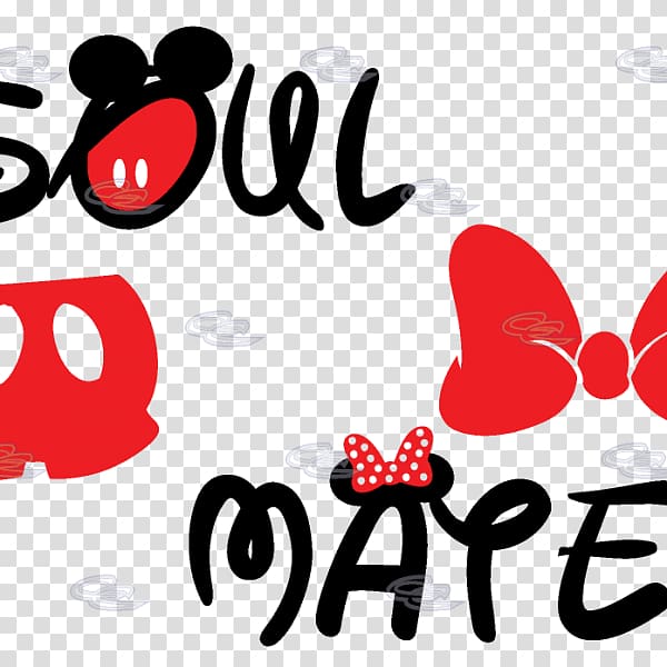 Minnie Mouse Mickey Mouse T-shirt Soulmate The Walt Disney Company, soul mate transparent background PNG clipart