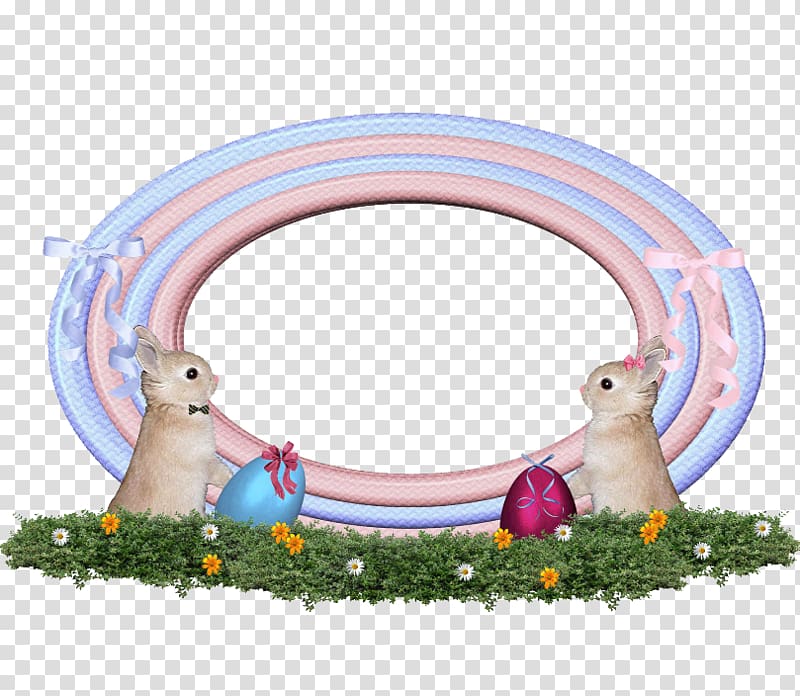 Easter Bunny Frames , easter border transparent background PNG clipart