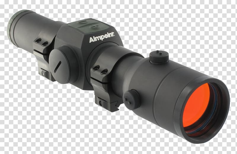 Aimpoint AB Red dot sight Hunting Reflector sight Telescopic sight, Sights transparent background PNG clipart