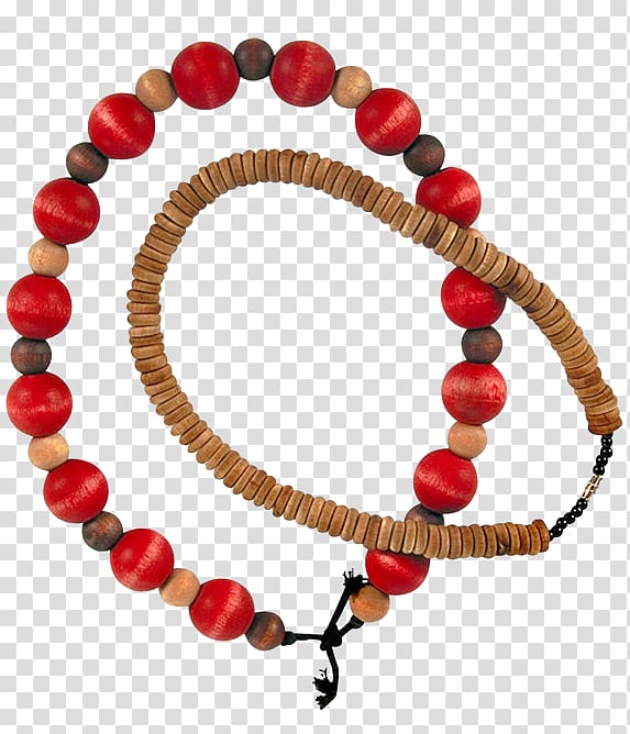 Buddhist prayer beads Bracelet Necklace, beads transparent background PNG clipart