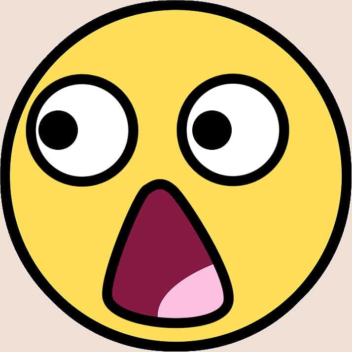 Cartoon Face , Shocked transparent background PNG clipart