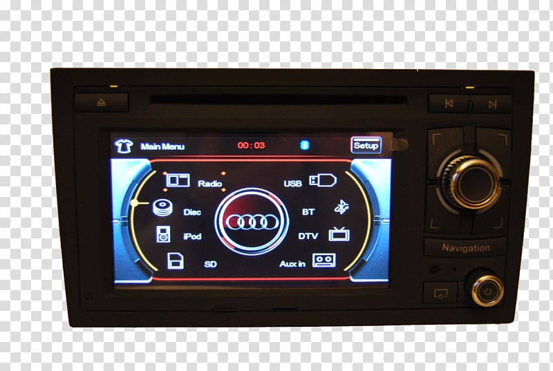 2010 Audi A3 Car DVD player Audi A4, audi transparent background PNG clipart