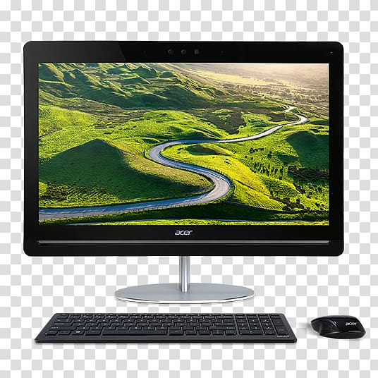 Laptop Acer Aspire All-in-one Intel Core, Laptop transparent background PNG clipart