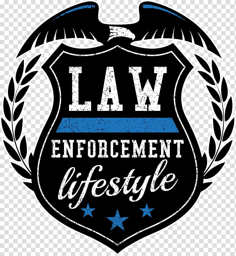 Thin Blue Line Police Badge SVG