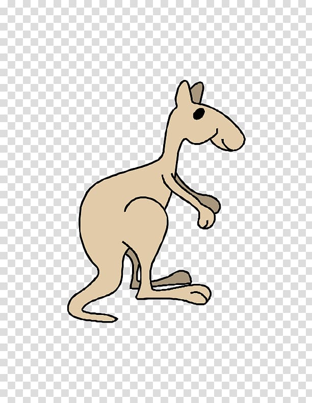 Kangaroo Cartoon, Cartoon kangaroo transparent background PNG clipart