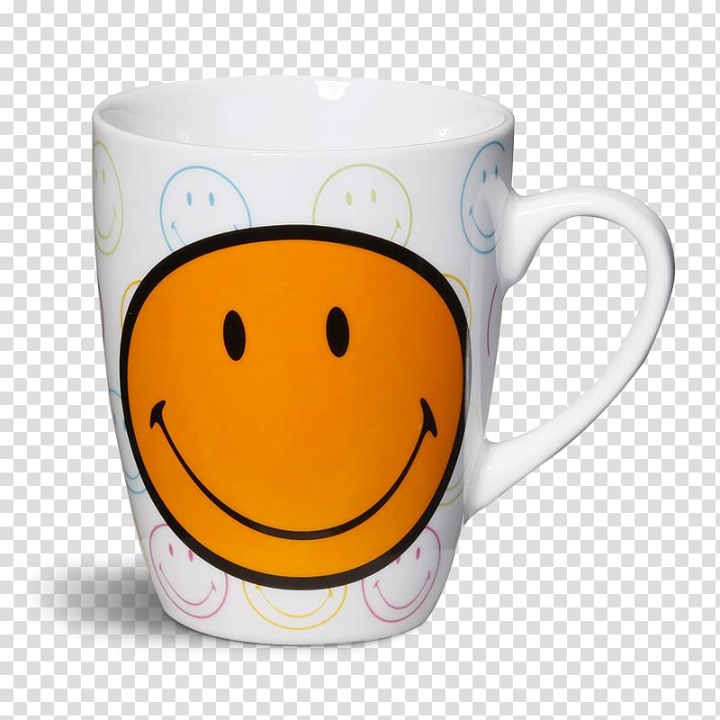 Smiley Porcelain Kop NICI AG Coffee cup, smiley transparent background PNG clipart