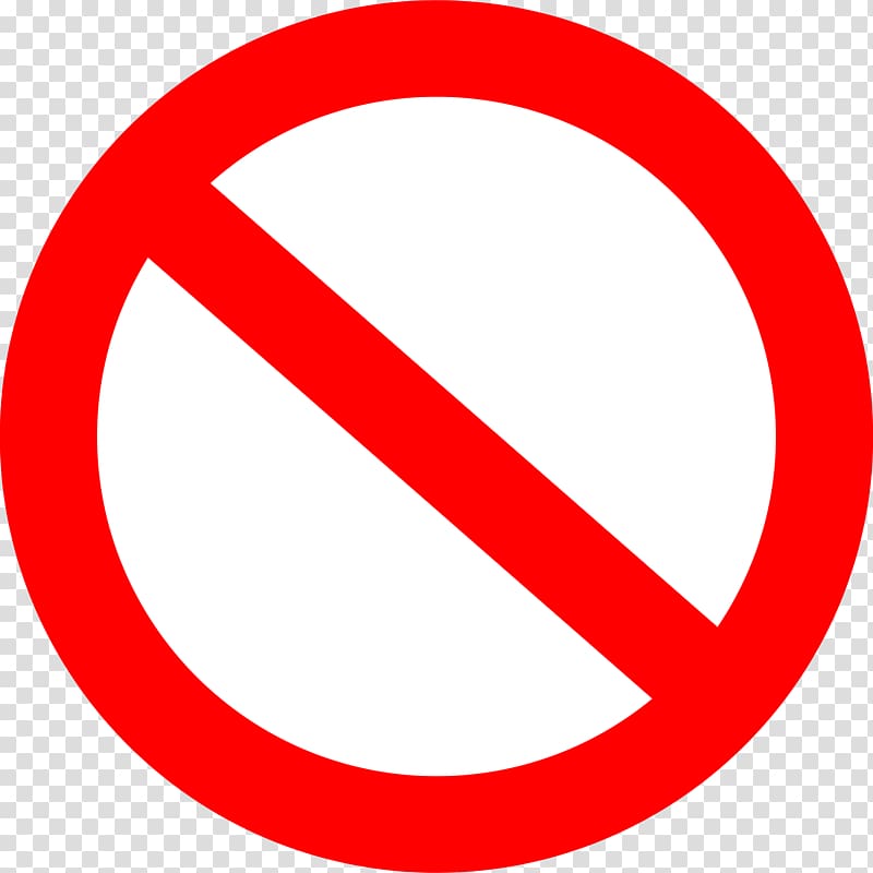 no entry sign, No symbol , forbidden transparent background PNG clipart