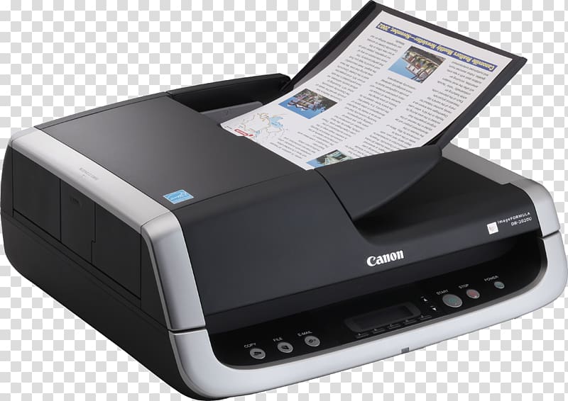 scanner Canon Automatic document feeder Duplex scanning, Scanner transparent background PNG clipart