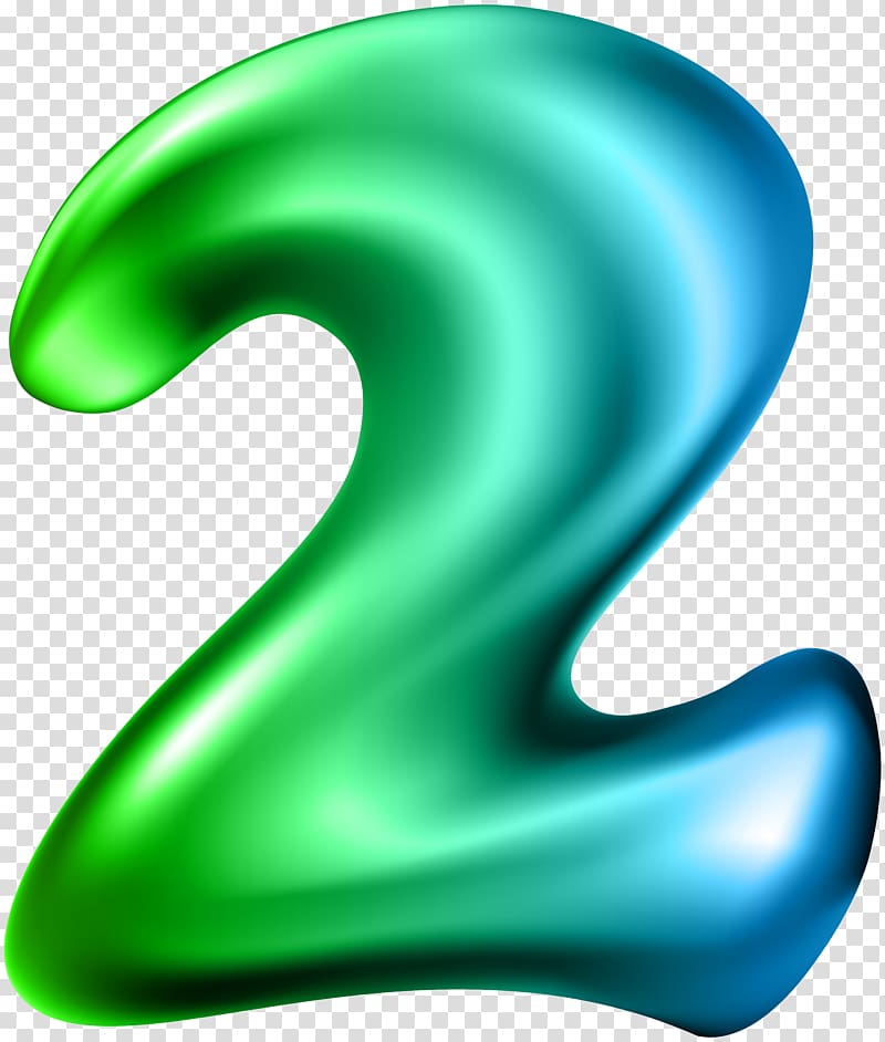 Number Symbol , Number 2 Two transparent background PNG clipart