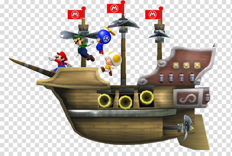 New Super Mario Bros. U Super Mario Galaxy New Super Mario Bros. U Super Mario World, pirate ship transparent background PNG clipart