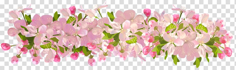 pink and red petaled flowers illustration, Spring , Spring Decoration transparent background PNG clipart