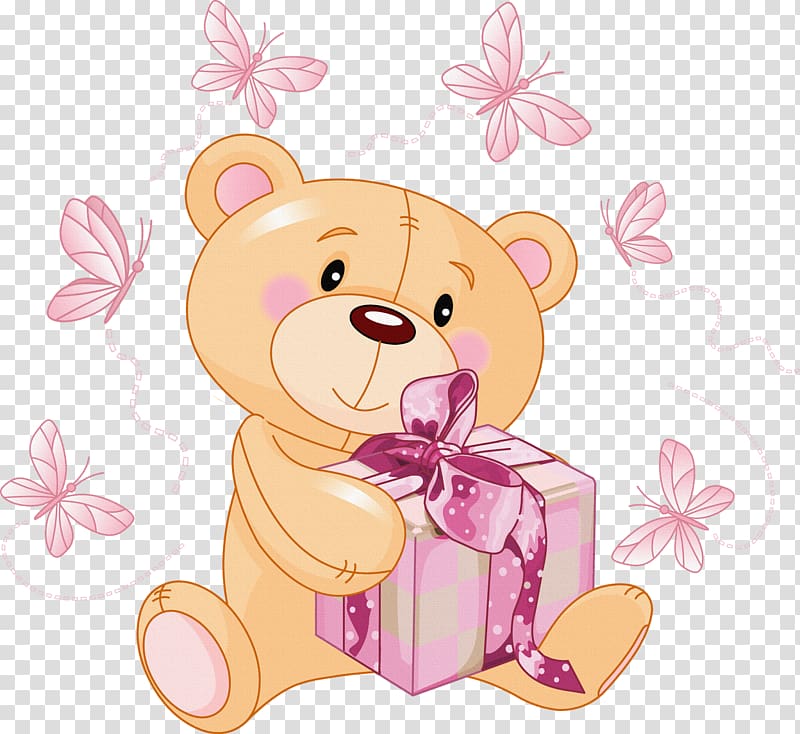 Wish Birthday Greeting & Note Cards, teddy bear transparent background PNG clipart