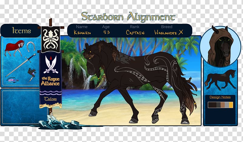 Stallion Gutter Mutt Mustang, fantasy rogue transparent background PNG clipart