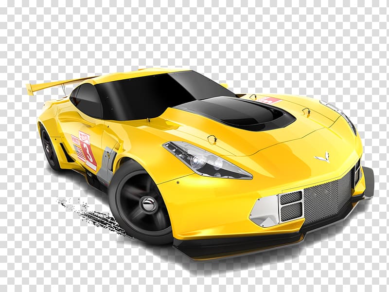 2019 yellow Chevrolet Corvette Z06, Chevrolet Corvette C7.R Car 2019 Chevrolet Corvette Z06 Hot Wheels 2015 Chevrolet Corvette Z06, Hot Wheels transparent background PNG clipart