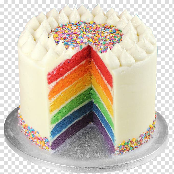 Rainbow cookie Layer cake Wedding cake Sponge cake Birthday cake, macaron cake transparent background PNG clipart