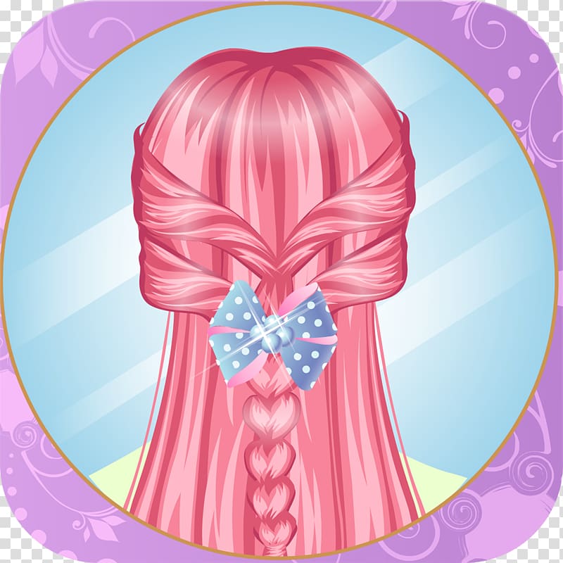 Hot Braid Hairdresser HD Hairdressing Games dress up games for girls, android transparent background PNG clipart