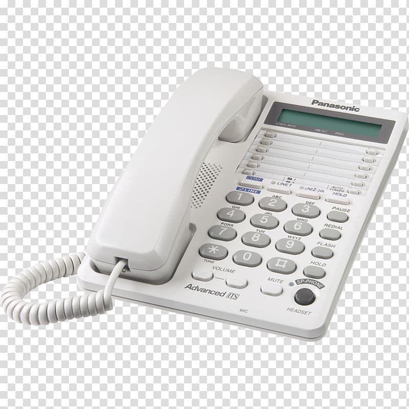 Panasonic KX-T7667 Display Phone Cordless telephone Home & Business Phones, others transparent background PNG clipart