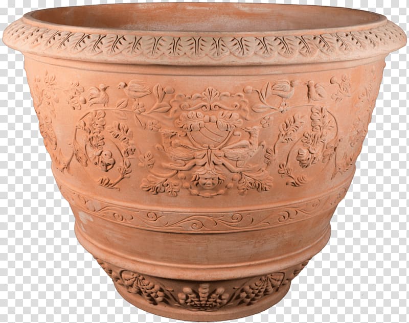 Impruneta Ceramic Terracotta Pottery Vase, porcelain pots transparent background PNG clipart