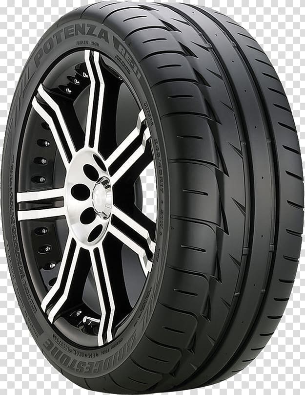 chromed-7-spoke-vehicle-wheel-and-tire-car-bridgestone-firestone-tire