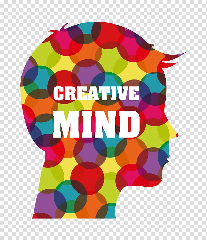 Creativity Mind , Fantasy spot color of the brain transparent background PNG clipart