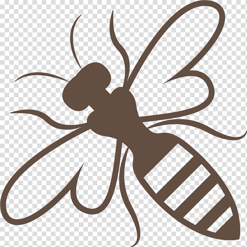 Bee Insect , Brown bee venom transparent background PNG clipart