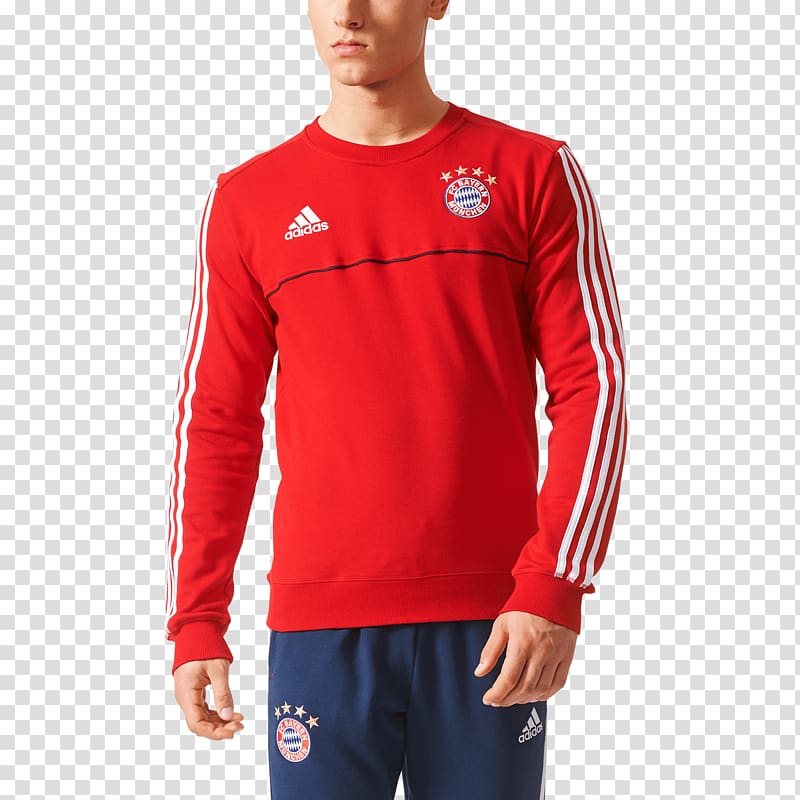 FC Bayern Munich adidas Store T-shirt Bluza Sport, sweat transparent background PNG clipart