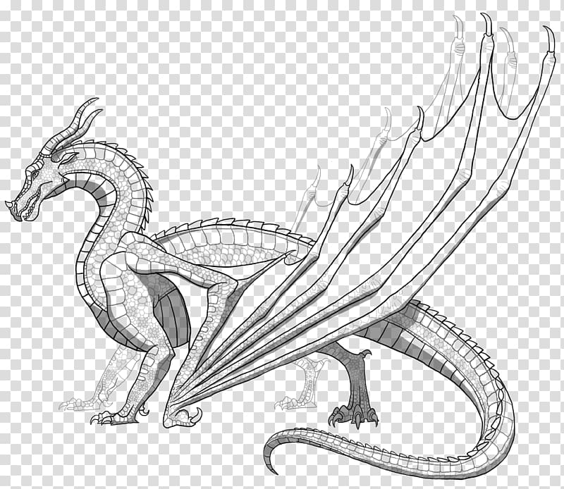 Wings of Fire Coloring book Dragon, Wof transparent background PNG clipart