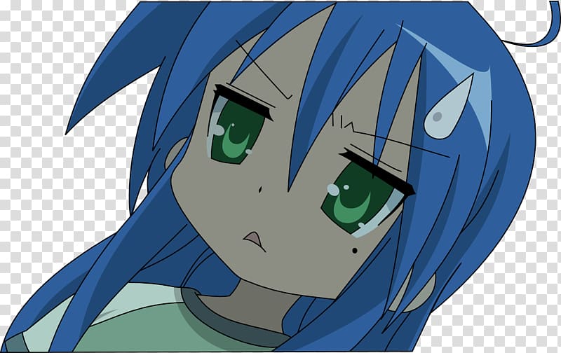 Konata Izumi Lucky Star Lelouch Lamperouge Anime, expression transparent background PNG clipart