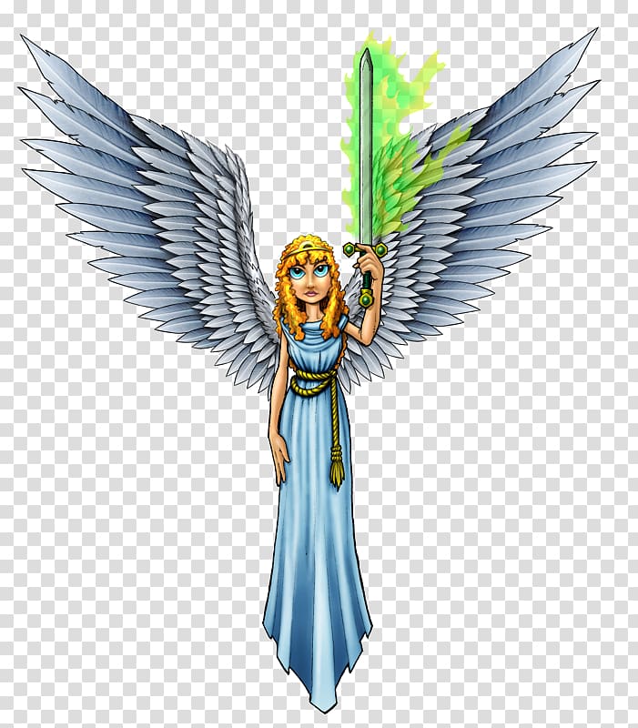 Wizard101 Angel Seraph Michael Pirate101, life is down transparent background PNG clipart