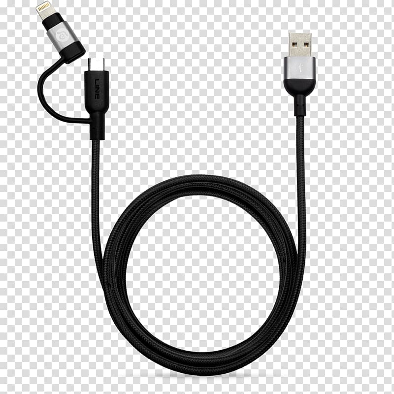 Electrical cable Lightning Micro-USB USB Flash Drives, USB transparent background PNG clipart