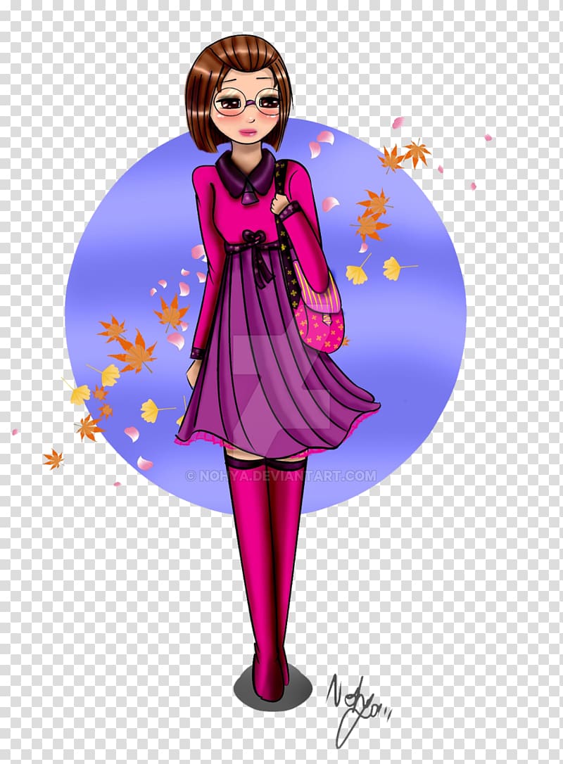 Outerwear Cartoon Girl, take a walk transparent background PNG clipart