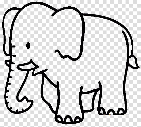 African elephant Coloring book Child , Elephant transparent background PNG clipart