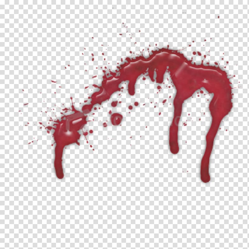 Bloodstain pattern analysis Theatrical blood , blood transparent background PNG clipart