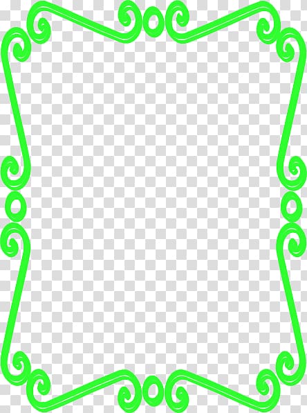 Greeting & Note Cards Drawing , green border transparent background PNG clipart