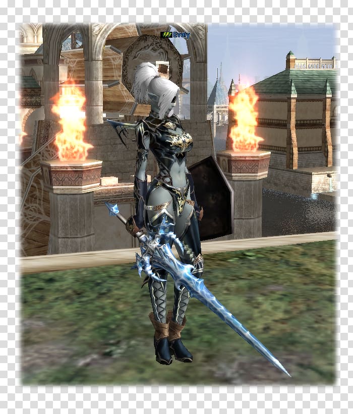 Lineage II Knight Lance Dark elves in fiction Elf, Knight transparent background PNG clipart