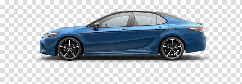 2018 Toyota Camry XLE V6 Mid-size car Toyota Entune, blue color lense flare with colorfull lines transparent background PNG clipart