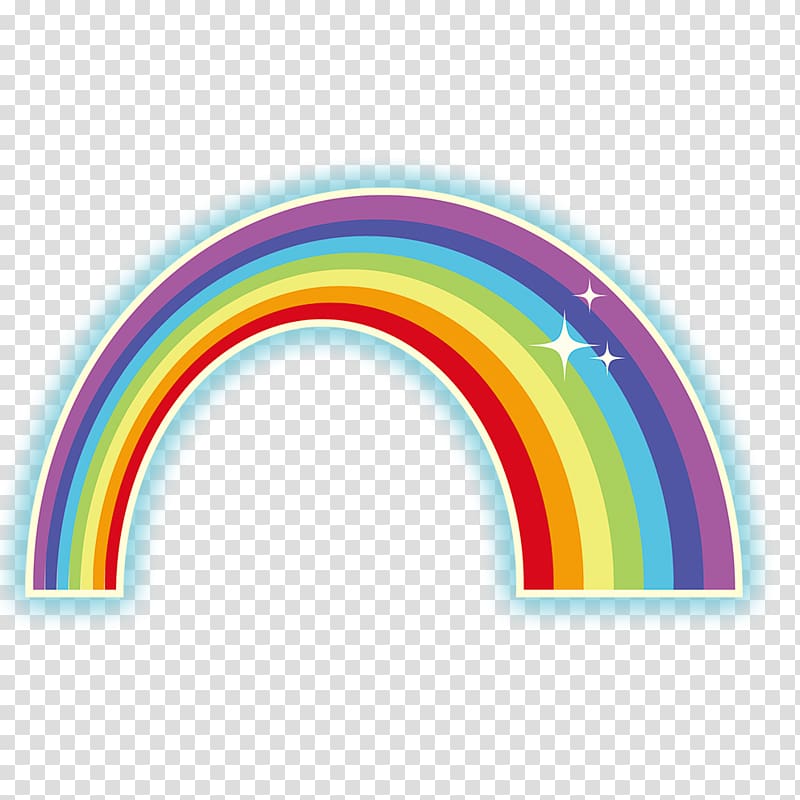 Rainbow Color , rainbow transparent background PNG clipart