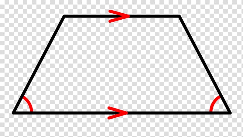Isosceles trapezoid Quadrilateral Geometry Isosceles triangle, term transparent background PNG clipart