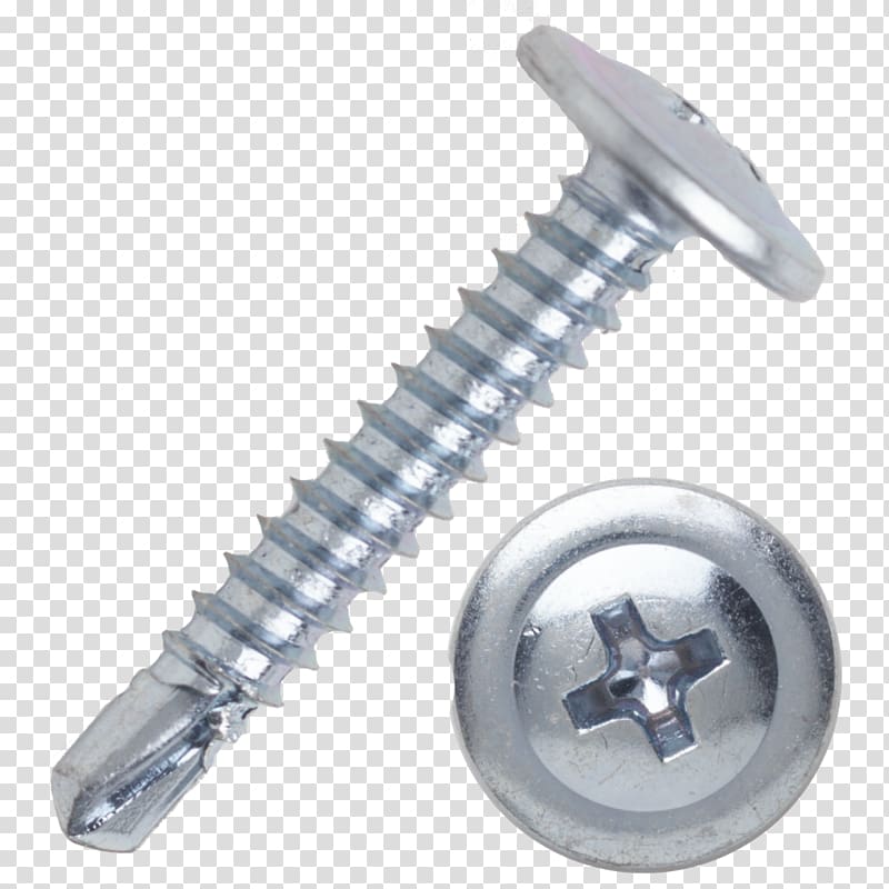 Self-tapping screw Nail Bolt, Screw transparent background PNG clipart